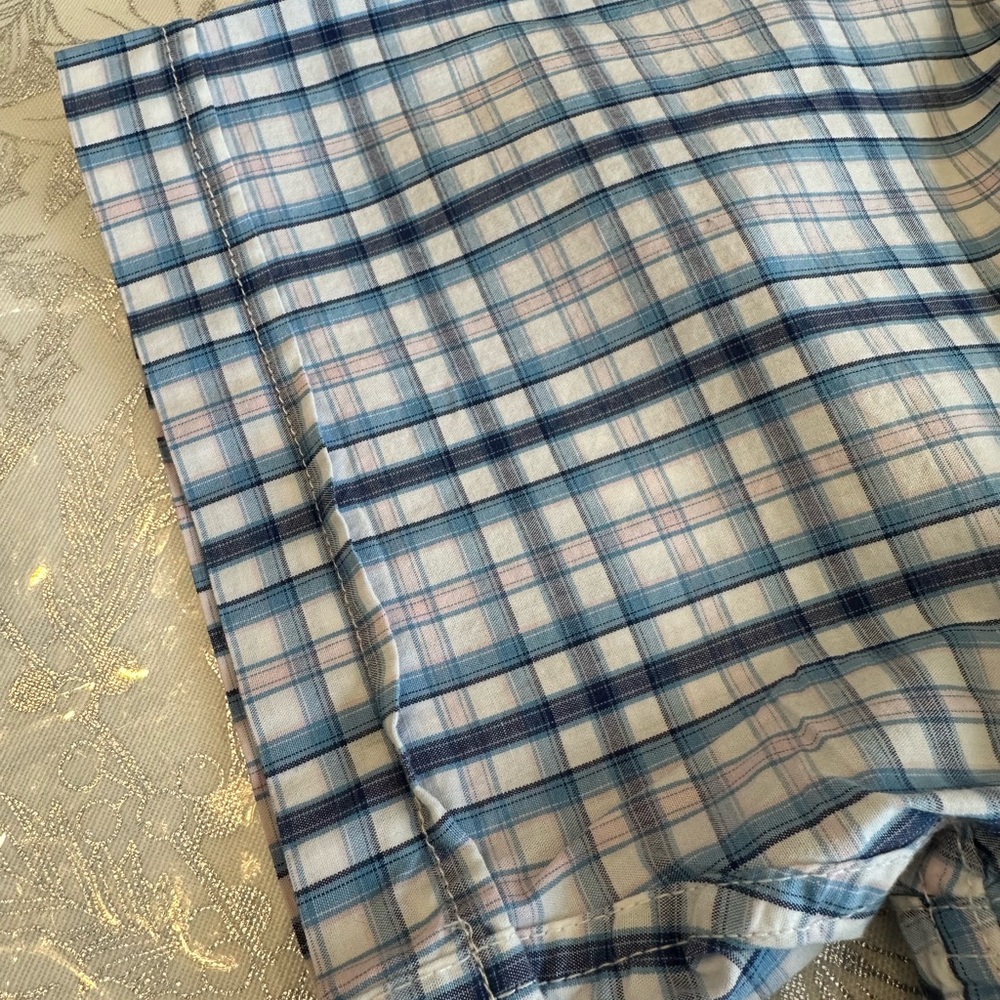 Izod saltwater relaxed classics button down the front plaid men’s shirt size L - Picture 13 of 13